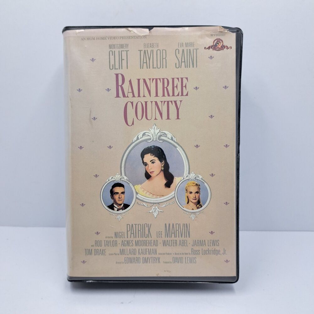 Raintree County VHS 1957 Movie Montgomery Clift Elizabeth Taylor Lee Marvin